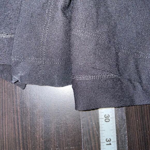 Eileen Fisher Womens Long Blazer Size Medium Black Viscose Stretch Open Normcore - Picture 6 of 7